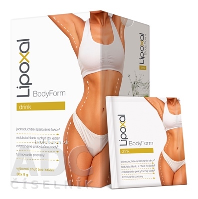 Lipoxal BodyForm Drink vrecúška 30 x 8 g