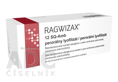 RAGWIZAX Sublingválny lyofilizát 12 SQ-Amb 90 ks