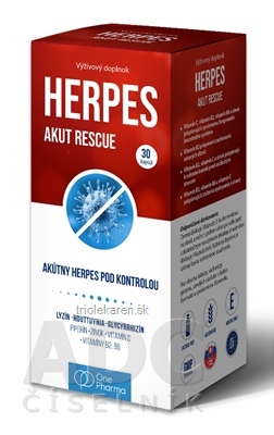 OnePharma HERPES AKUT RESCUE cps 1x30 ks