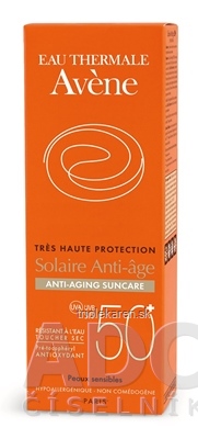 AVENE SOLAIRE ANTI-AGE SPF50+ slnečný anti-age (veľmi vysoká ochrana) 1x50 ml