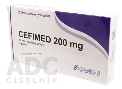 CEFIMED 200 mg tablety 10 ks