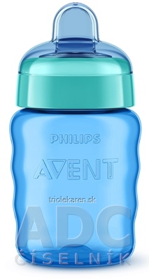 AVENT HRNČEK Klasik 260 ml od 9 mesiacov. silikónový náustok, chlapec, 1x1 ks