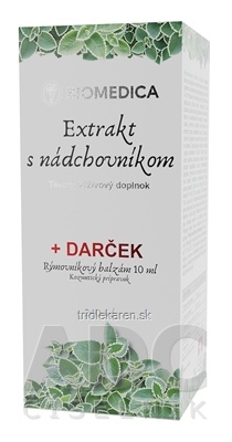 BIOMEDICA Rýmovníkový extrakt bylinný s nádchovníkom 240 ml + darček Rýmovníkový balzam