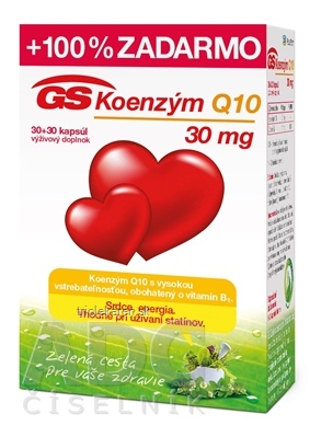 GS Koenzým Q10 30 mg kapsuly 60 ks