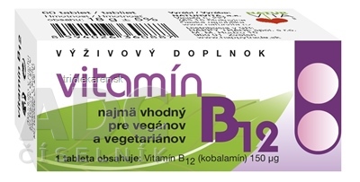 NATURVITA VITAMÍN B12 tbl 1x60 ks