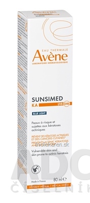 AVENE SUNSIMED KA SPF 50+ prevencia ochorení kože 80 ml