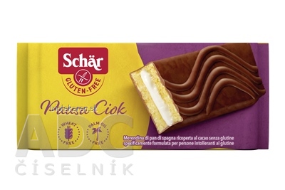 Schär PAUSA CIOK jemné pečivo bezgluténové, s mliečnym krémom, v čokoláde 10x35 g (350 g)