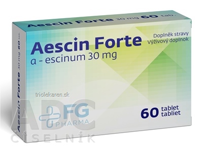 Aescin Forte 30 mg - FG Pharma tbl (inov. 2021) 1x60 ks