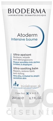 BIODERMA Atoderm Intensive Baume upokojujúci balzam (inov.2020) 1x200 ml