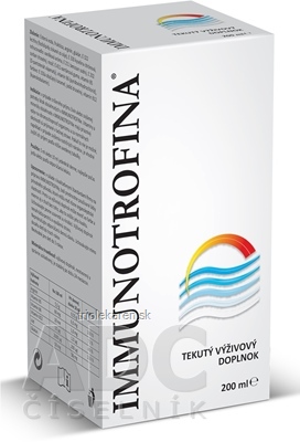 IMMUNOTROFINA tekutý prípravok, s dávkovačom, vanilková aróma 1x200 ml