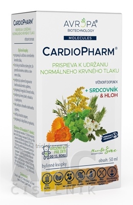 AVROPA CardioPharm bylinné kvapky 50 ml