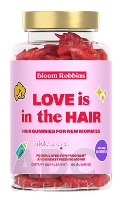 Bloom Robbins HAIR GUMMIES FOR NEW MOMMIES žuvacie cukríky 60 ks