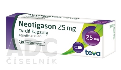 Neotigason 25 mg kapsuly 30 ks