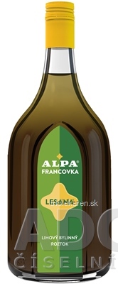 ALPA LESANA FRANCOVKA liehový bylinkový roztok 1x1 l