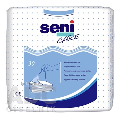 Seni Care Obrúsky Air Laid hygienické, jednorazové, 36x32 cm, 1x30 ks