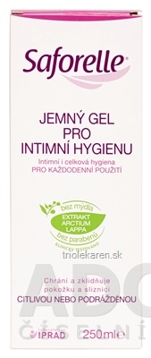 SAFORELLE jemný gél na intímnu hygienu 1x250 ml