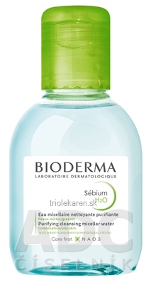 BIODERMA Sébium H2O micelárna pleťová voda na mastnú a zmiešanú pleť 1x100 ml