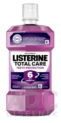 LISTERINE TOTAL CARE TEETH PROTECTION ústna voda 500 ml