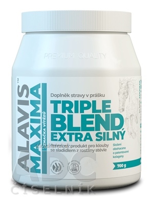 ALAVIS MAXIMA TRIPLE BLEND EXTRA SILNÝ prášok, s arómou a sladidlom 1x700 g