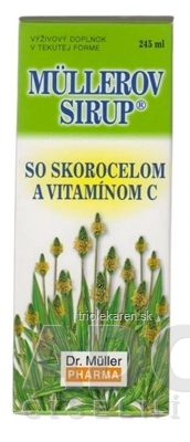 MÜLLEROV SIRUP SO SKOROCELOM A VIT. C 1x245 ml