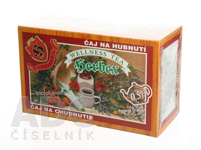 HERBEX ČAJ NA CHUDNUTIE bylinný čaj 20x3 g (60 g)