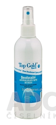 TOP GOLD Deo sprej do obuvi (na nohy) antimikrobiálny 1x150 g