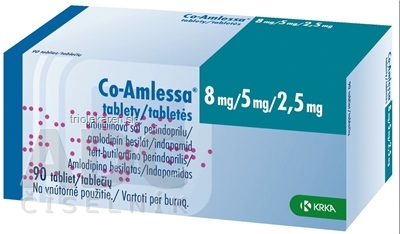 Co-Amlessa 8 mg/5 mg/2,5 mg tablety tbl (blis.) 1x90 ks