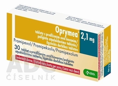 Oprymea 2,1 mg tablety s predĺženým uvoľňovaním 30 ks