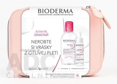 BIODERMA Sensibio Darčekový set H2O 250 ml + Defensive sérum 30 ml