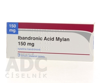 Ibandronic Acid Viatris 150 mg (Mylan) tbl flm (blis. OPA-Al-PVC/Al) 1x3 ks