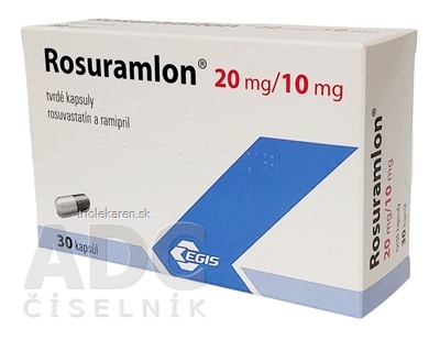 Rosuramlon 20 mg/10 mg kapsuly 30 ks