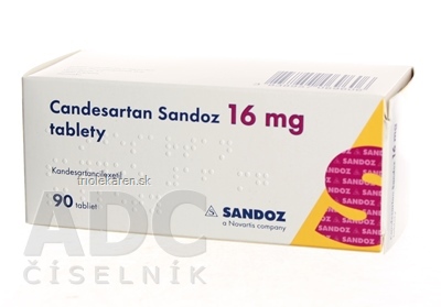 Candesartan Sandoz 16 mg tablety tablety 90 ks