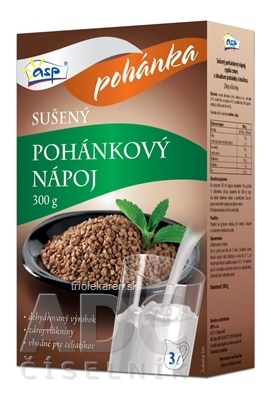 asp POHÁNKOVÝ NÁPOJ sušený, s inulínom, 1x300 g