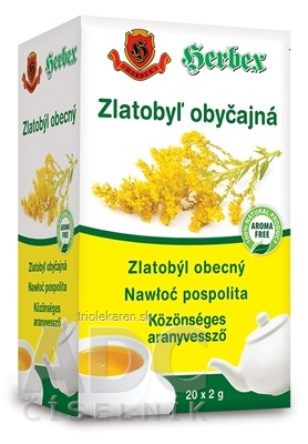 HERBEX Zlatobyľ obyčajná záparové vrecká 20x2 g (40 g)