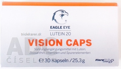 EAGLE EYE LUTEIN 20 VISION CAPS cps 1x30 ks