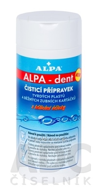 ALPA - dent NEW ČISTIACI PRÍPRAVOK prášok s bieliacimi účinkami 150 g