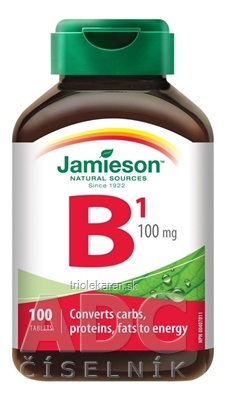 JAMIESON VITAMÍN B1 100 mg tbl 1x100 ks