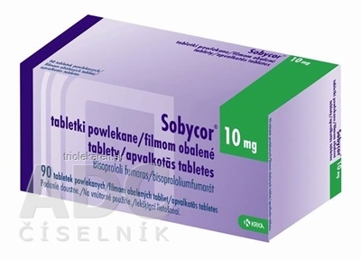 Sobycor 10 mg filmom obalené tablety tbl flm (blis.Al/Al) 1x90 ks