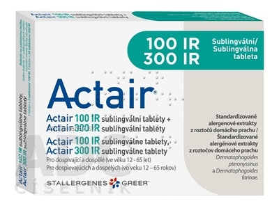 ACTAIR 100 IR + ACTAIR 300 IR tablety 1 set