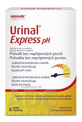 WALMARK Urinal Express pH vrecúška 6 ks