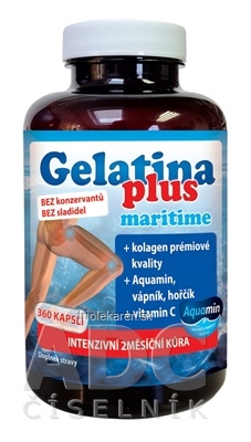 TEREZIA Gelatina Plus maritime cps 1x360 ks