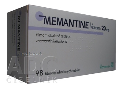 Memantine Vipharm 20 mg tablety 98 ks