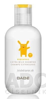 BABÉ DIEŤA Šampón (Pediatric Extra mild shampoo, pH7) 1x200 ml