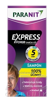 PARANIT EXPRESS ŠAMPÓN 100 ml + hrebeň 1 set