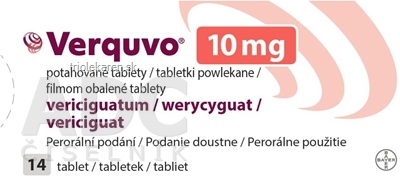 Verquvo 10 mg tablety 14 ks