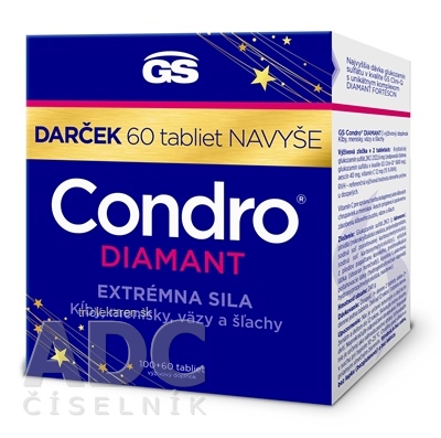 GS Condro DIAMANT tablety 160 ks