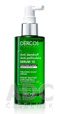 VICHY DERCOS ANTI-DANDRUFF SERUM 10 ošetrujúce sérum na pokožku hlavy proti lupinám 90 ml