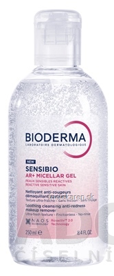 BIODERMA Sensibio AR+ Micelárny gél 250 ml