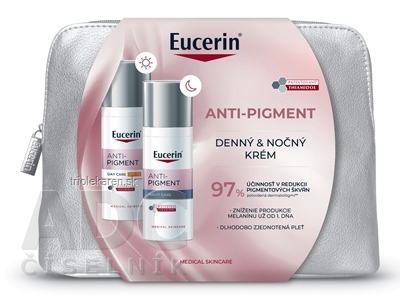 Eucerin Kazeta ANTI-PIGMENT denný krém 50 ml + nočný krém 50 ml 1 set