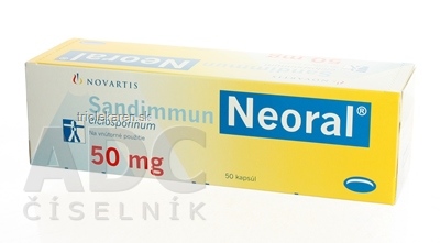 SANDIMMUN NEORAL 50 mg cps mol (blis.Al/PVC) 1x50 ks